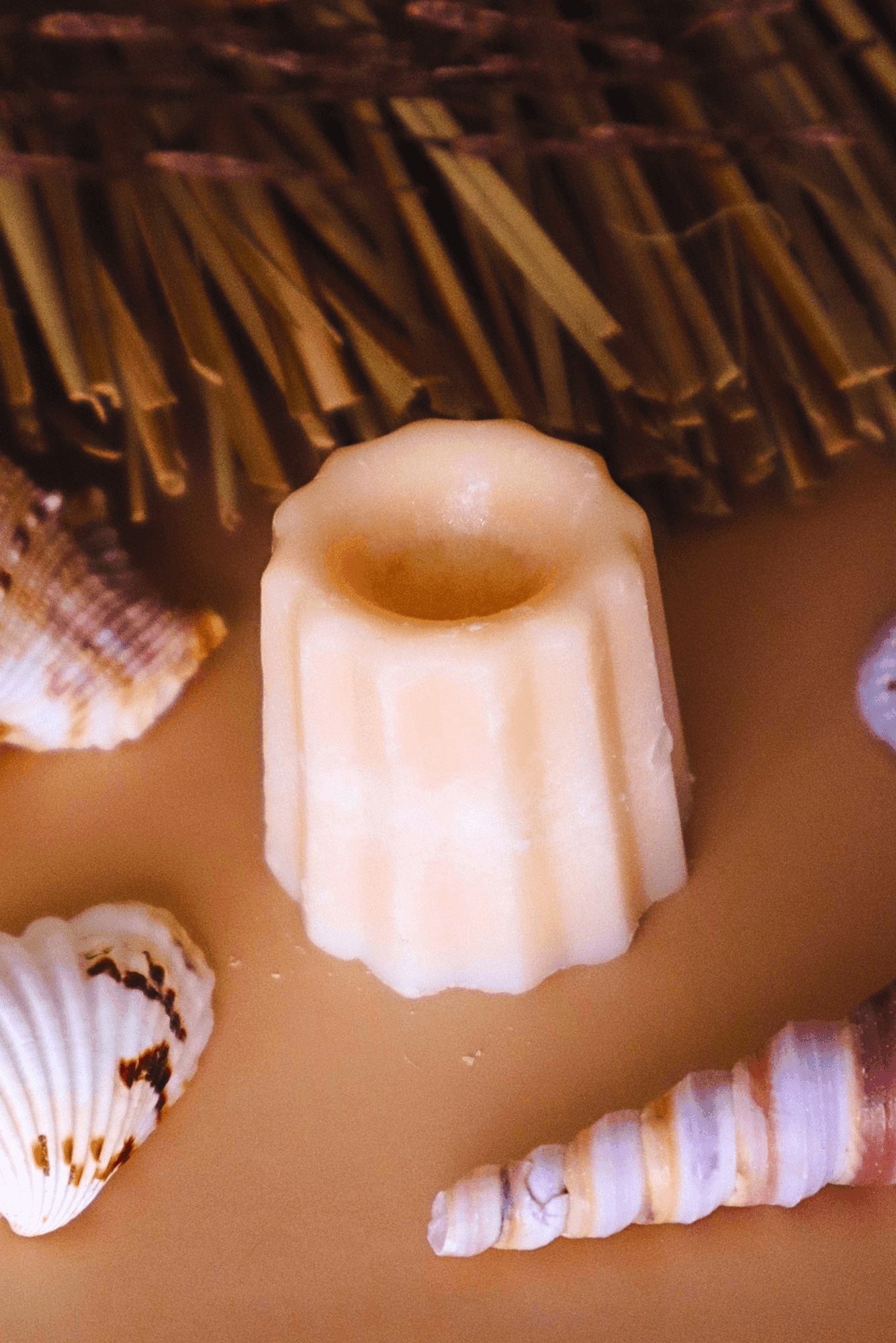 Fondant parfumé à la brioche au beurre Atelier Candelea en cire végétale