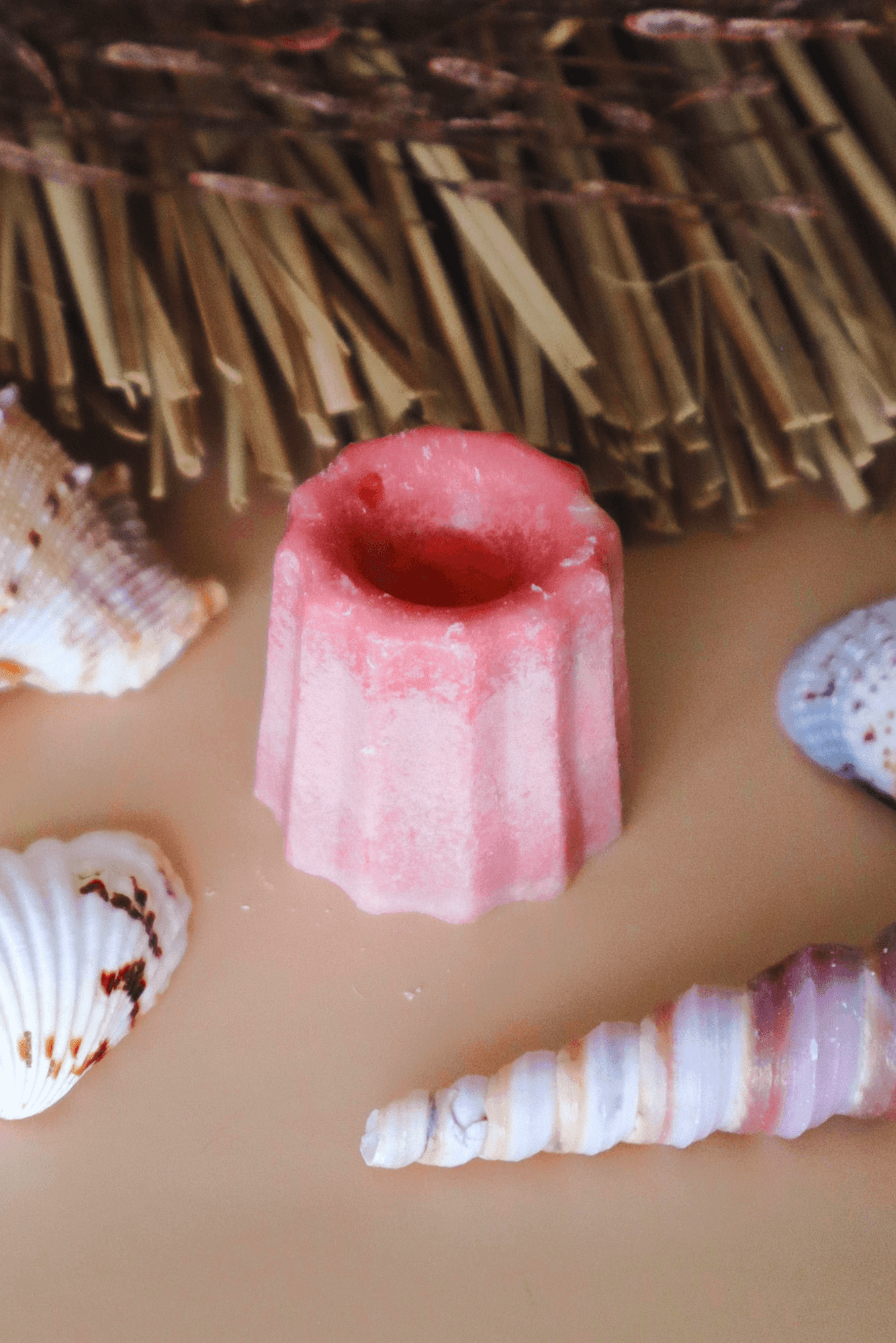 Fondant parfumé à la fleur de cerisier Atelier Candelea en cire végétale