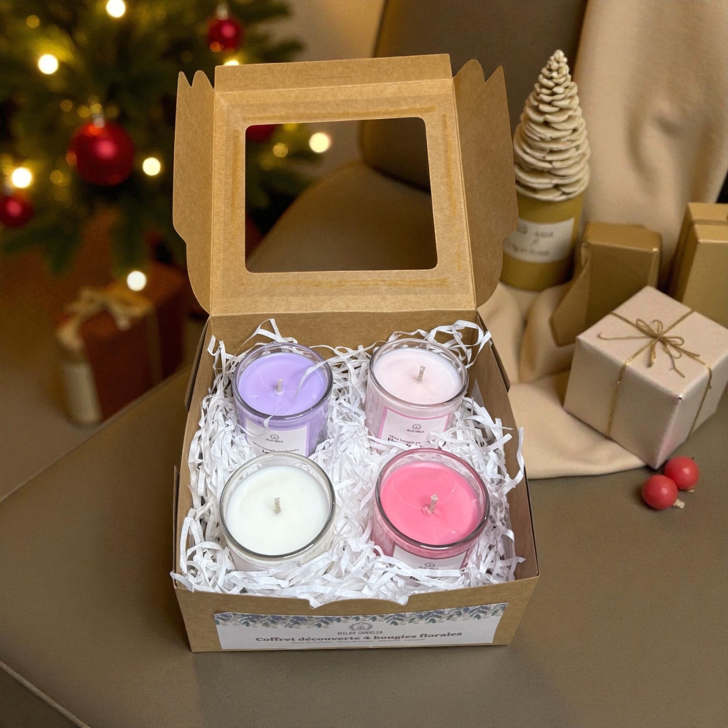 Coffret de Bougies Florales