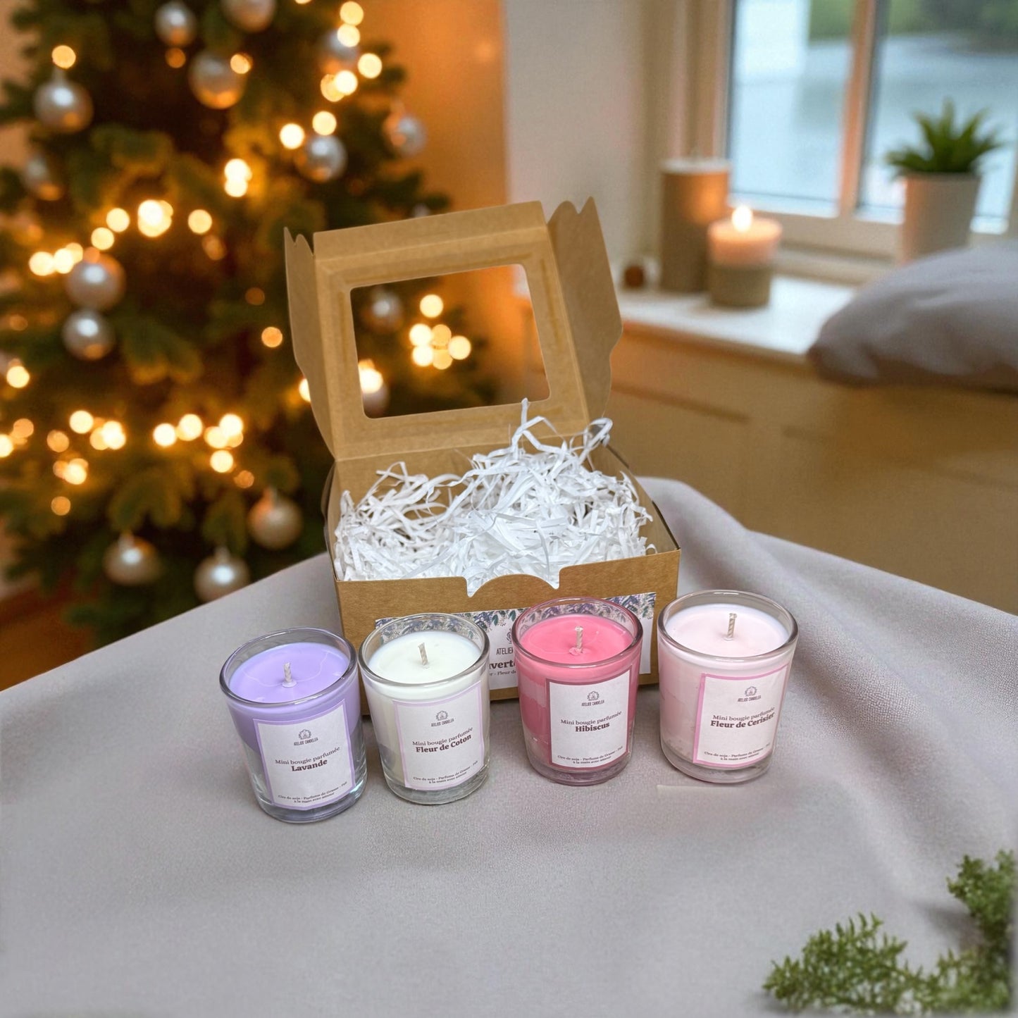 Coffret de Bougies Florales